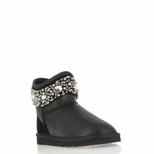 Ugg Jimmy Choo Crystal Metallic Black