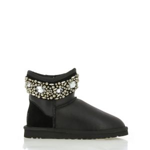 Ugg Jimmy Choo Crystal Metallic Black