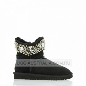 Ugg Jimmy Choo Jeweled Black
