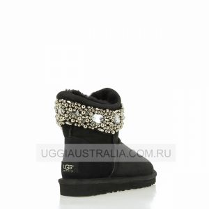 Ugg Jimmy Choo Jeweled Black