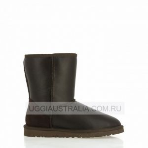 Ugg Men Classic Short Metallic Chocolate