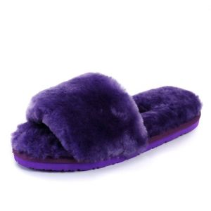 Ugg Fluff Slide Slippers PURPLE