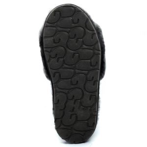Ugg Fluff Slide Slippers GREY
