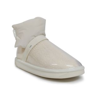 Clear Quilty Boot White