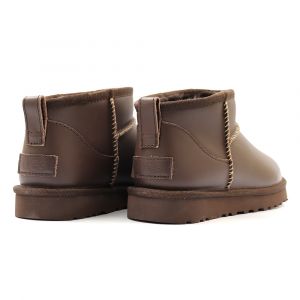 Ultra Mini Leather Chocolate