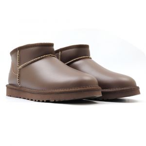 Ultra Mini Leather Chocolate