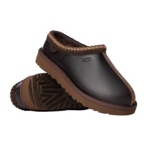 Tasman Slippers Leather Regen Ironwood